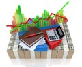 Business calculation - analysis of financial market