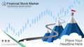 Business candlestick chart is a style of financial chart.