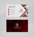 Professional gradient business card template