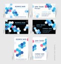 Business card abstract background. Vector illustration.