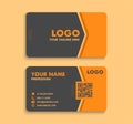 Creative Business Card Print Vector Template Elegant Corporate Identity Graphic Royalty Free Stock Photo