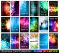 Business Card Collection: Royalty Free Stock Photo