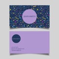 Business card design project