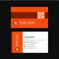 Business card. Design set template for company corporate style. Vector illustration. Royalty Free Stock Photo