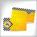 Business card design for taxi drivers