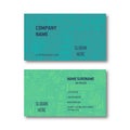 Business card design template with abstract finance charts, graphs, stats.