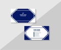 Business card design template.