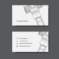 business card for engineer and Mechanical. Engineering business card