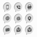 Set of Isometric business icons Royalty Free Stock Photo