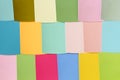 Blank Multicolor paper card palette Texture background Royalty Free Stock Photo