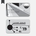 Business card modern