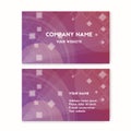 Business card purple.