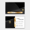 Luxurious business card design.