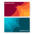 Business card set templates background modern Royalty Free Stock Photo