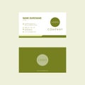 Business card template CMYK color, clean and simple very easy to use, , print ready, suitable for company or business man