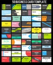 50 Business Card Template Collection