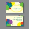 Business card template