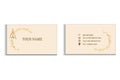 Business card template for design and also for lifestyle, bloggers, creative entrepreneurs, yoga studios, spa, religious instituti