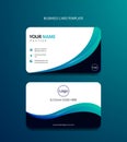 Business card template modern design