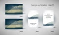 Business card template set Royalty Free Stock Photo