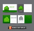 Business Card template set Royalty Free Stock Photo