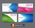 Business Card template set 001 Royalty Free Stock Photo