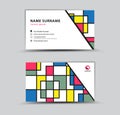 Business Card template, Creative idea modern concept