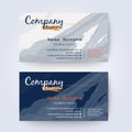 Business card template,watercolor styles.