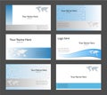 Business card templates Royalty Free Stock Photo