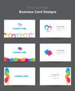 Business card templates Royalty Free Stock Photo