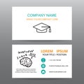 Business card vector background,Professors or teachers