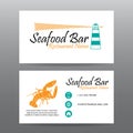 Business card vector background,Restaurant staff