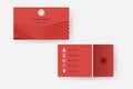 Business card. Visiting card for business and personal use. Modern presentation card. Vector illustration design for your project