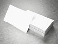 Business cards blank mockup Royalty Free Stock Photo