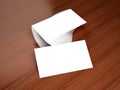 Business cards blank mockup Royalty Free Stock Photo