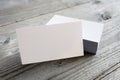 Business cards blank mockup