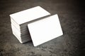 Business cards with rounded corners Royalty Free Stock Photo