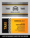 Business cards taxi