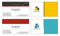 Business cards templates Royalty Free Stock Photo