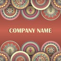 Business cards. Vintage style Royalty Free Stock Photo