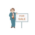 Business Cartoon Royalty Free Stock Photo