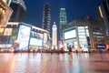 Business center of Chongqing(Jiefangbei) at night Royalty Free Stock Photo