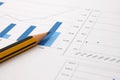 Business chart Royalty Free Stock Photo