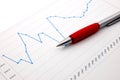 Business chart Royalty Free Stock Photo