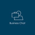 Business Chat Vector Symbol