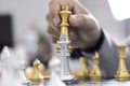 Business chess, smart business, business game Every game exchange is worthwhile. Royalty Free Stock Photo