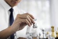 Business chess, smart business, business game Every game exchange is worthwhile. Royalty Free Stock Photo