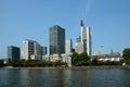 Business city center of the city of Frankfurt am Main Royalty Free Stock Photo