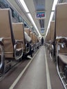 business class train corridor