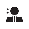 Business client icon logo design